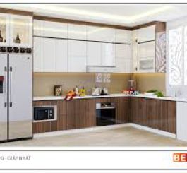 TỦ BẾP GHỖ CÔNG NGHIỆP 