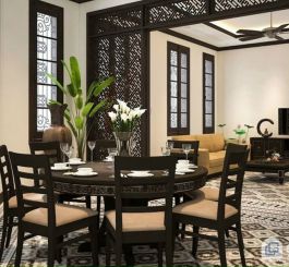 NỘI THẤT TÂN CỔ ĐIỂN DĨ AN